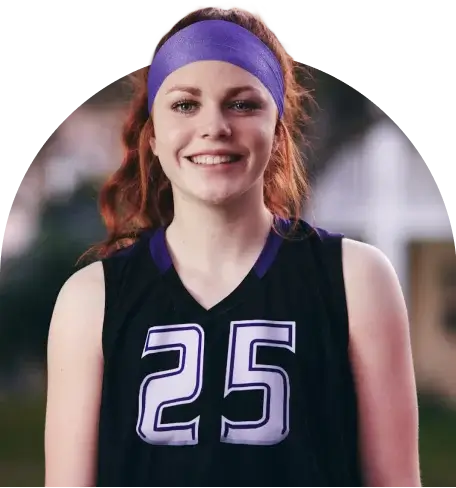 Girl wearing a bandana